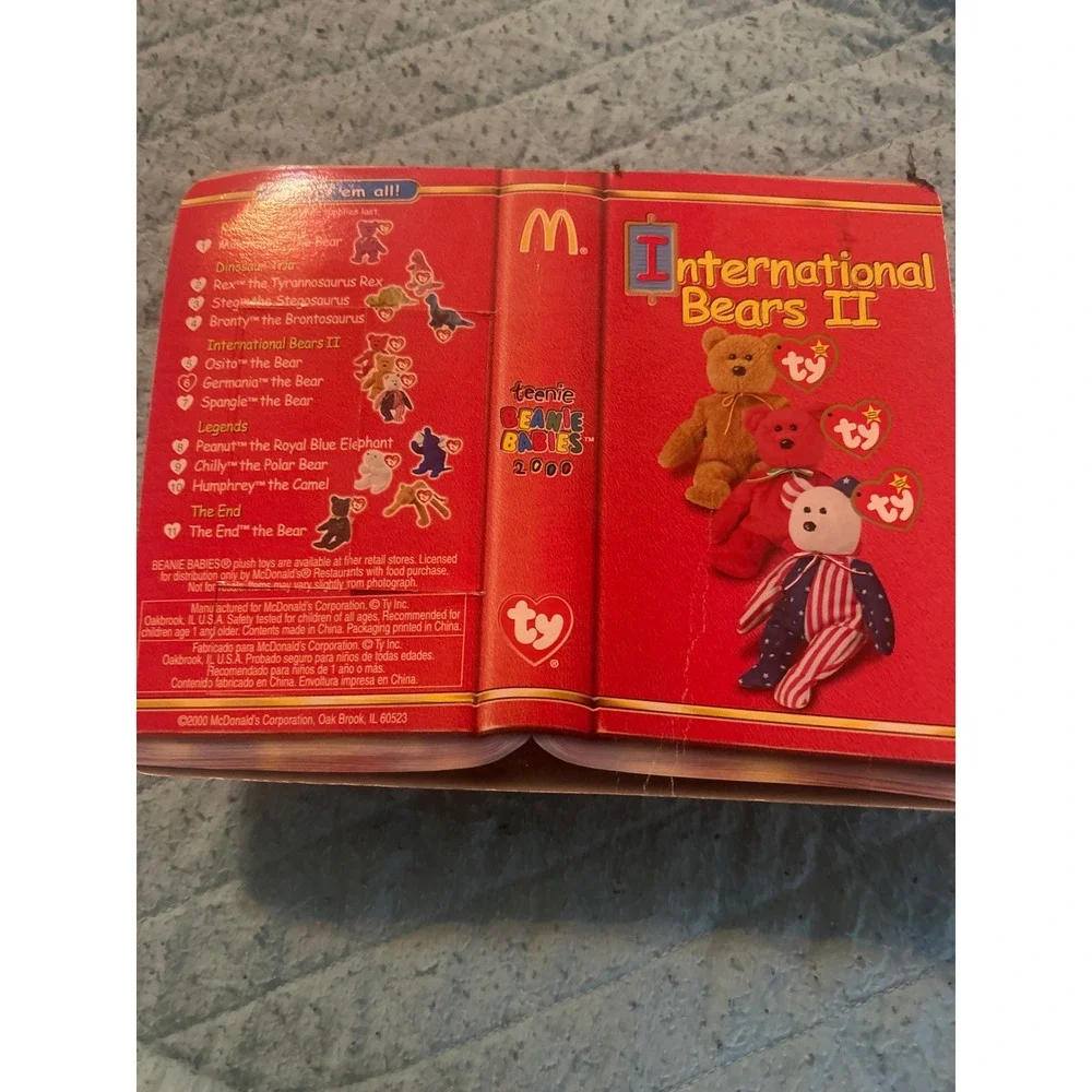 Ty Teenie Beanie Baby Germania the Bear Germany International Bears II McDonalds